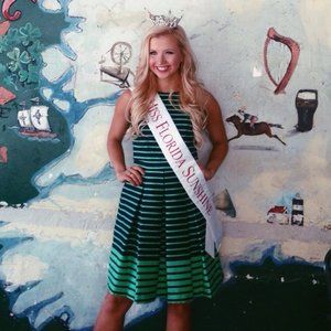 Preppy Striped Pleated Dress